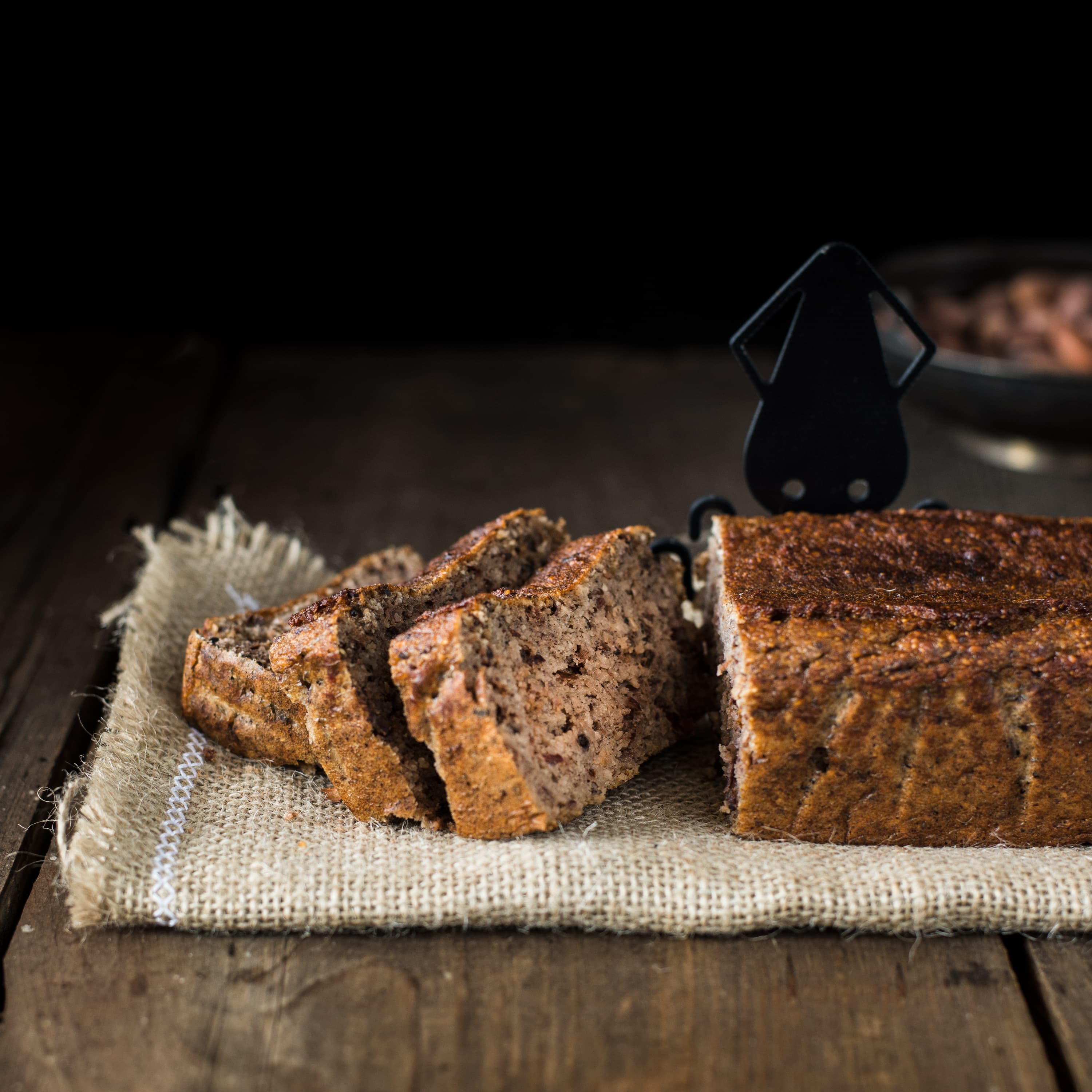 Paleo chlebek bananowy