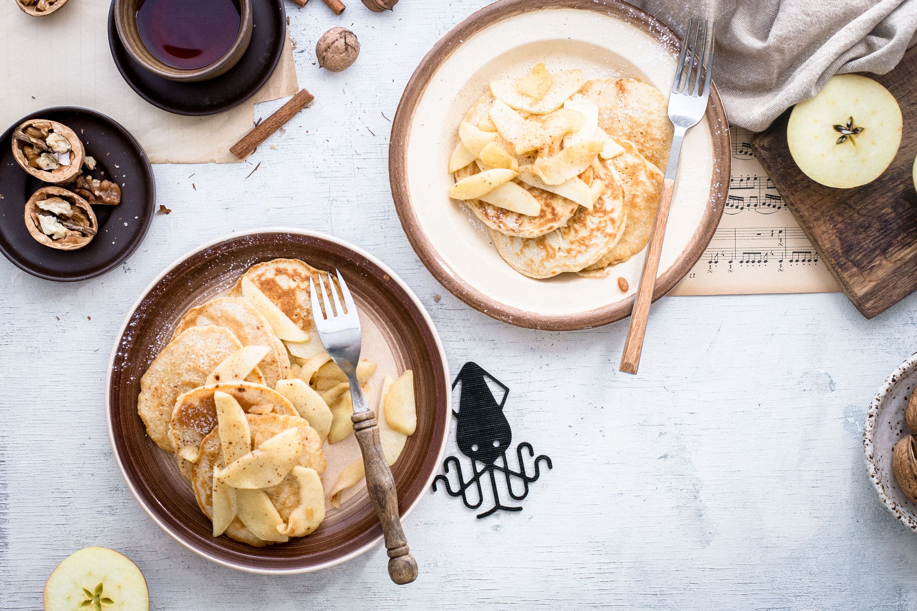 PLACKI OWSIANE Z JABŁKAMI - ROZGRZEJ SIĘ W ZIMOWY PORANEK